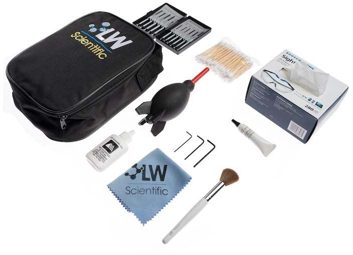 LW Scientific Pro Service Microscope Cleaning Kit FREE S&H MSPPSK7
